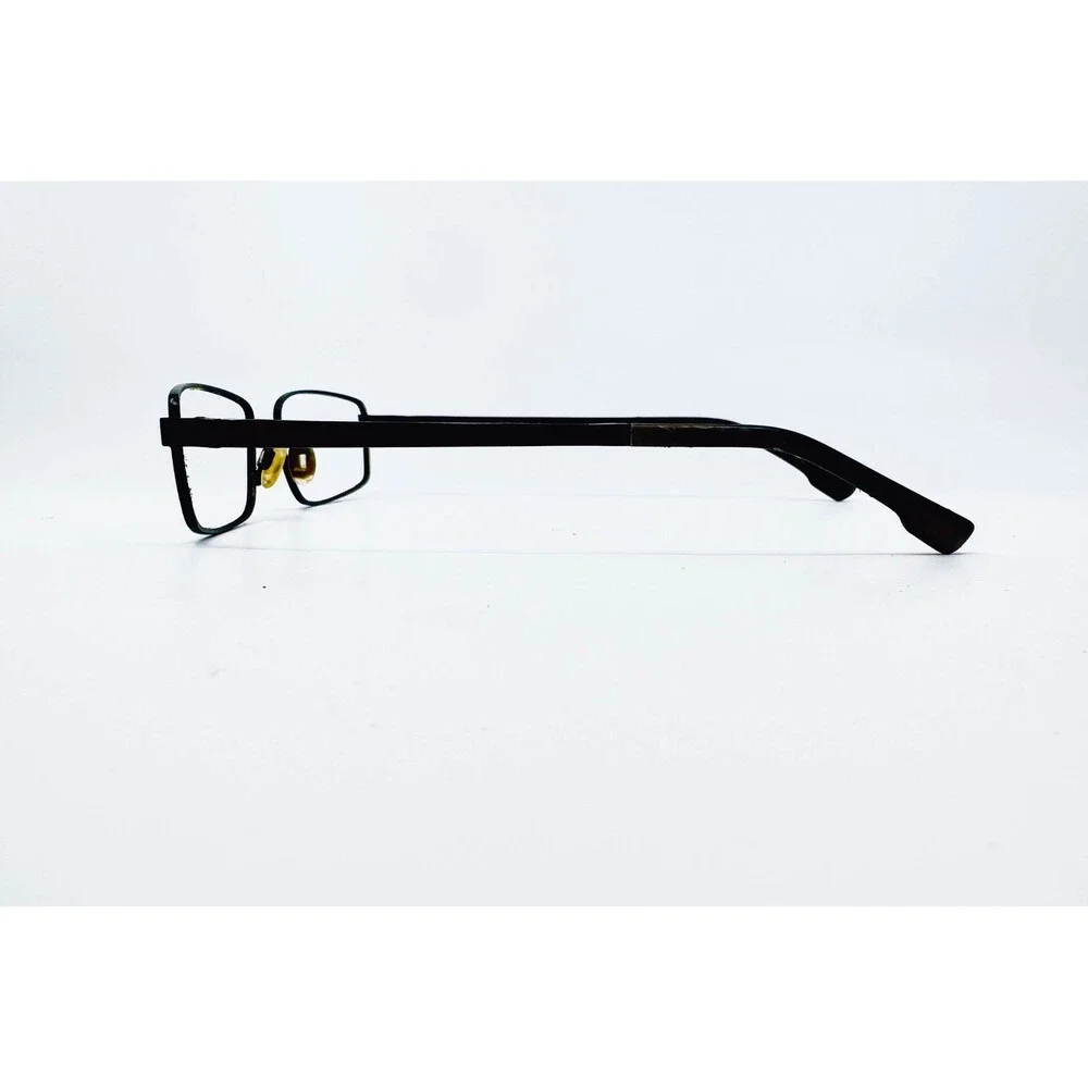 Flexon Eyeglasses Mens Black E1050 001 Rectangular Metal Frames 54-18-145